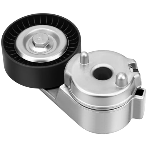 DRIVESTAR Belt Tensioner Assembly with Pulley Compatible for Jeep 20002004 Grand Cherokee 20022006 Wrangler 20002006 TJ 40L L6 Replaces 38163 4854089AB 4854089A
