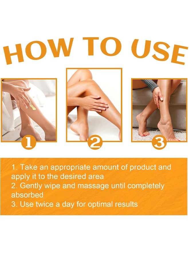 EELHOE - Vitamin K Varicose Veins Cream, Soothing Leg Cream, Varicose And Spider Veins Treatment Cream, Improve Blood Circulation, Fast Relieve Swelling Pain 60G - Image 1