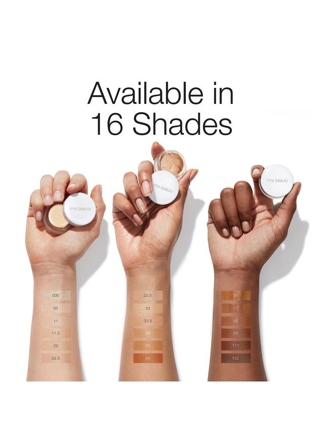 RMS Beauty RMS Beauty UnCoverup Cream Foundation - Medium to Full Coverage Foundation Makeup, Dewy Foundation Full Coverage Make Up, Hydrating Foundation Skin Tint with Buriti & Coconut Oil, Face Makeup Products  - Image 2