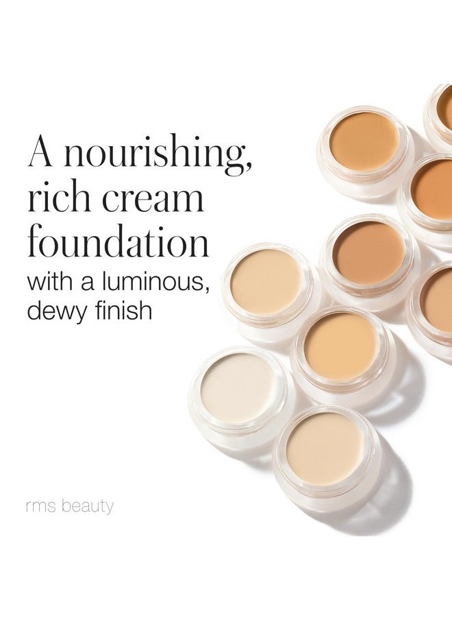 RMS Beauty RMS Beauty UnCoverup Cream Foundation - Medium to Full Coverage Foundation Makeup, Dewy Foundation Full Coverage Make Up, Hydrating Foundation Skin Tint with Buriti & Coconut Oil, Face Makeup Products  - Image 4