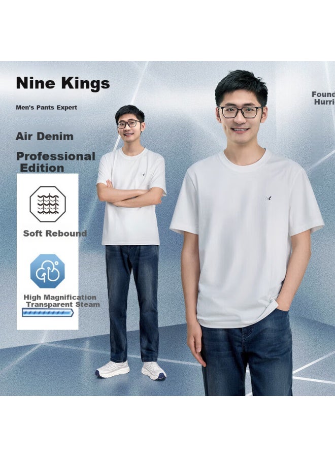 Joeone Men's Jeans Air Jeans Professional Edition Summer Lightweight Breathable Elastic Pants Men - Image 1