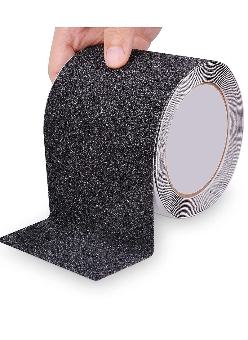 SYOSI Anti Slip Tape, Heavy Duty Grip Tape Outdoor Waterproof, High Adhesive Traction Safety Tape for Stairs, Tread Steps, Ramps, Skateboards (1 Roll, 44 Inch x 33 Feet)  - Image 1