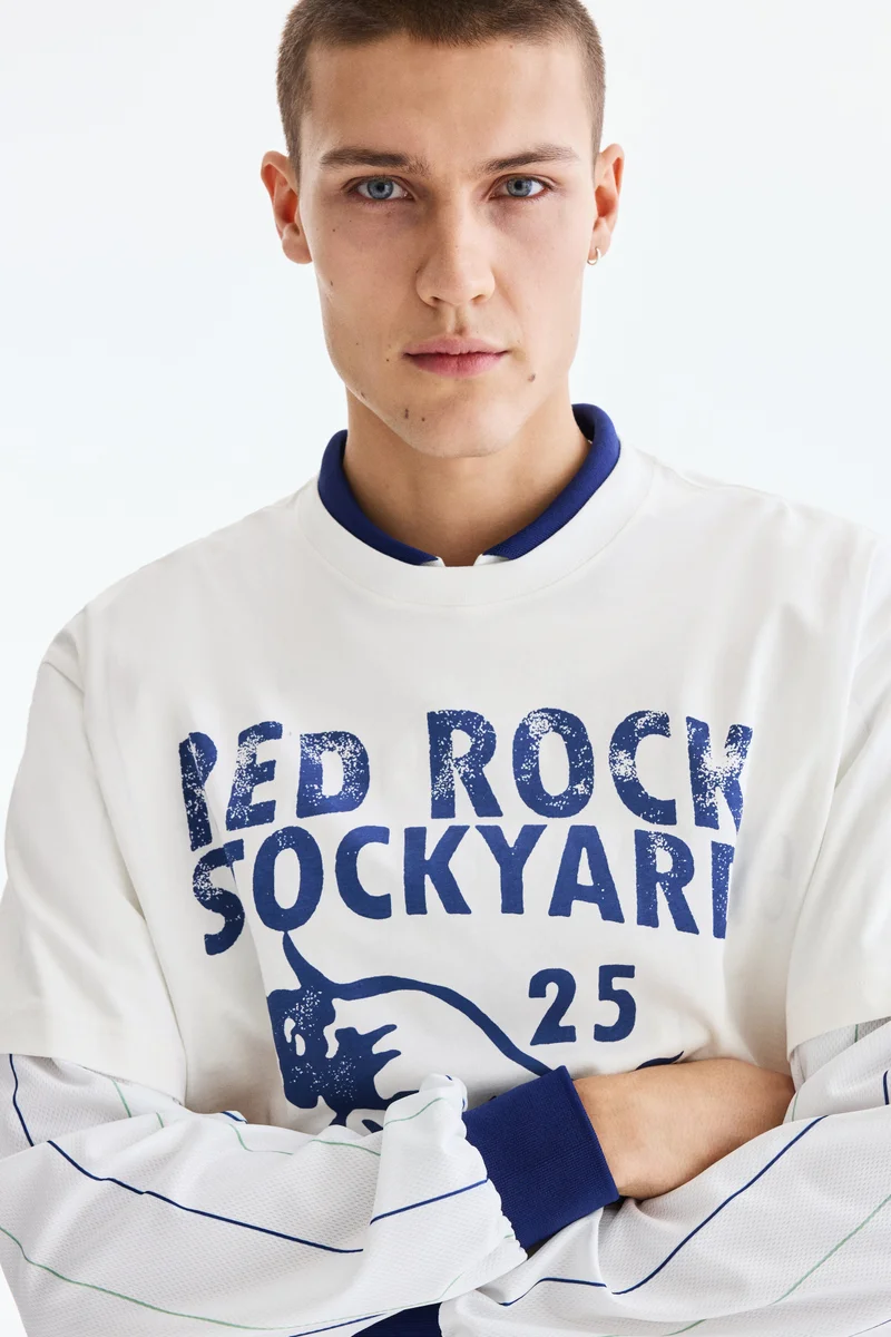 H&M  Relaxed Fit T-shirt for Men | Best Price UAE