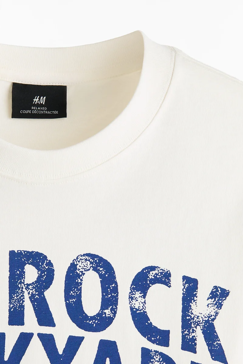 H&M  Relaxed Fit T-shirt for Men | Best Price UAE