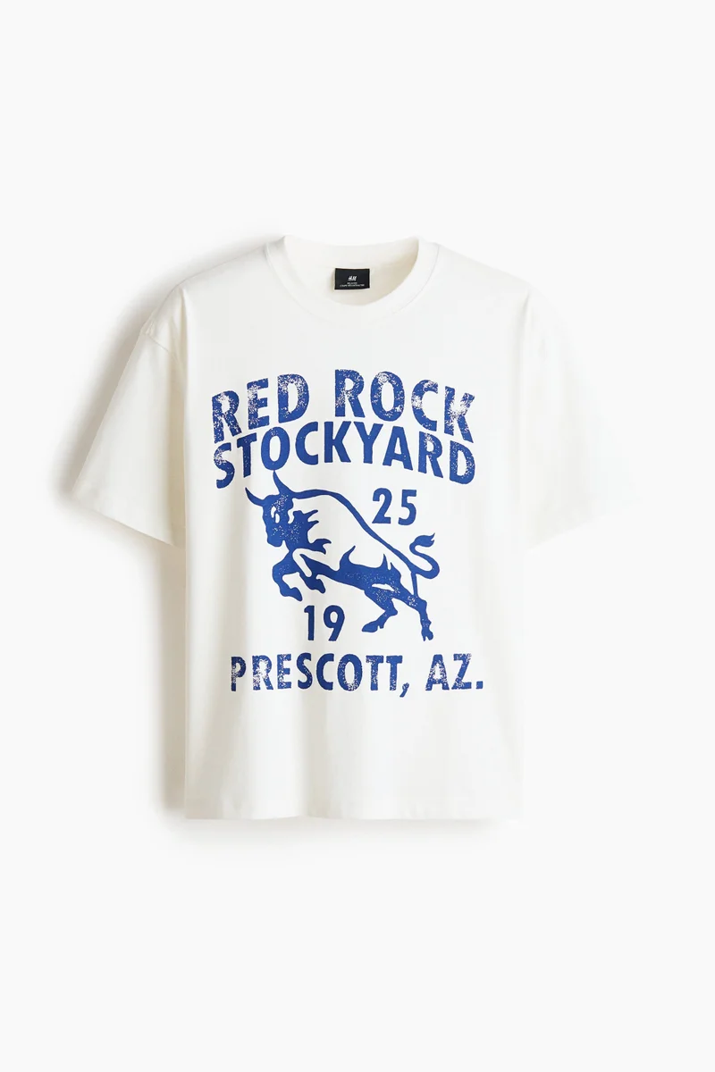 H&M  Relaxed Fit T-shirt for Men | Best Price UAE