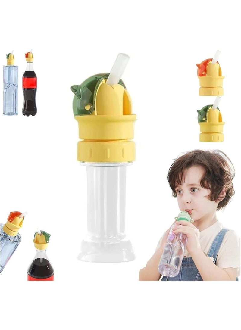 Generic - Spill-Proof Bottle Cap Cover for Kids – Leak-Resistant Drinking Lid Alternative for Juice, Water, and Milk Bottles – Easy to Use, Reusable & Child-Friendly Design - Image 1