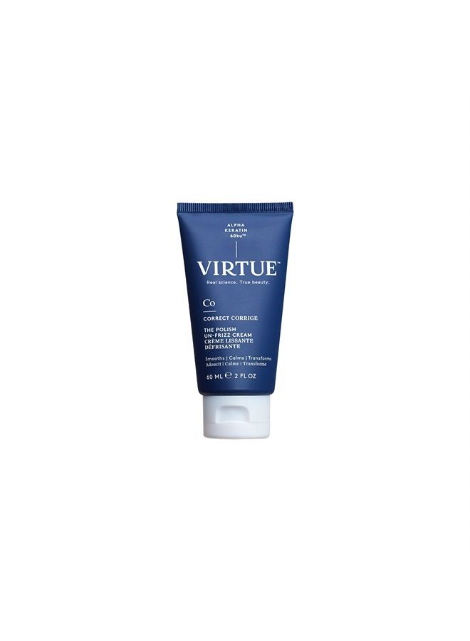 VIRTUE Un-Frizz Cream 2 FL OZ | Alpha Keratin Eliminates Frizz | Sulfate Free, Paraben Free, Color Safe, Vegan - Image 1