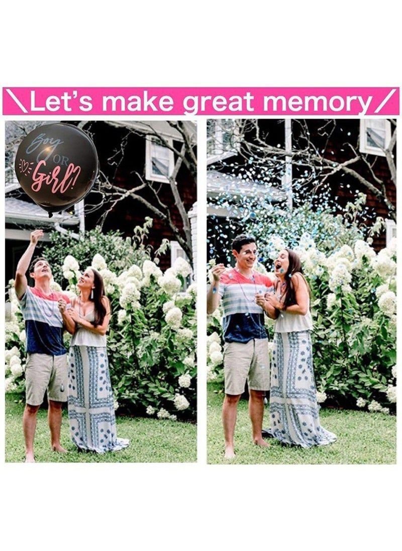 36-Inch Super Large Gender Reveal Party Balloon Set with Blue/Pink Confetti, Perfect for Home/Party/Outdoor Events, Includes Interactive Games and Party Favors - pzsku/Z04A947B1B8A310796D8CZ/45/_/1725514204/266e9403-cafe-4414-b4b2-a5a210d25272