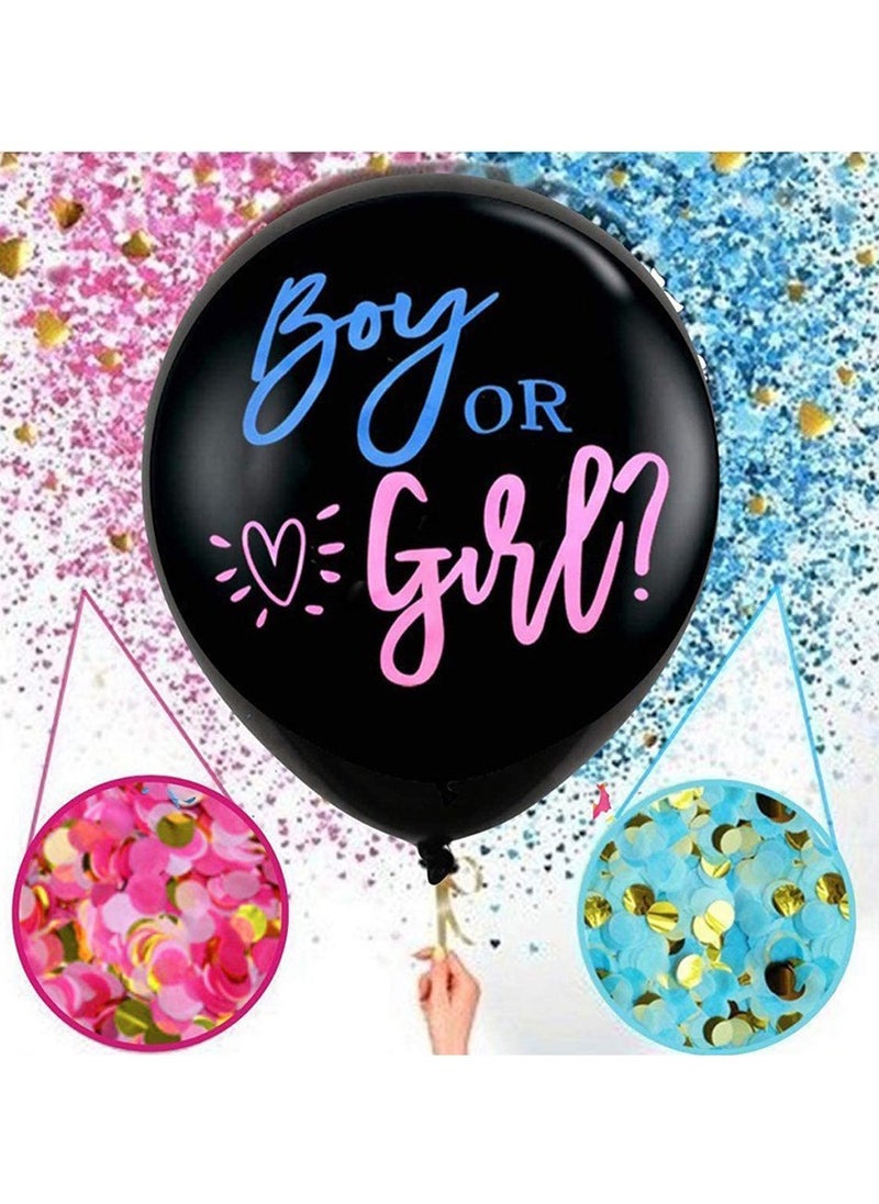 36-Inch Super Large Gender Reveal Party Balloon Set with Blue/Pink Confetti, Perfect for Home/Party/Outdoor Events, Includes Interactive Games and Party Favors - pzsku/Z04A947B1B8A310796D8CZ/45/_/1725514206/49e8f39b-9f0b-4648-8e59-415449cc42f5