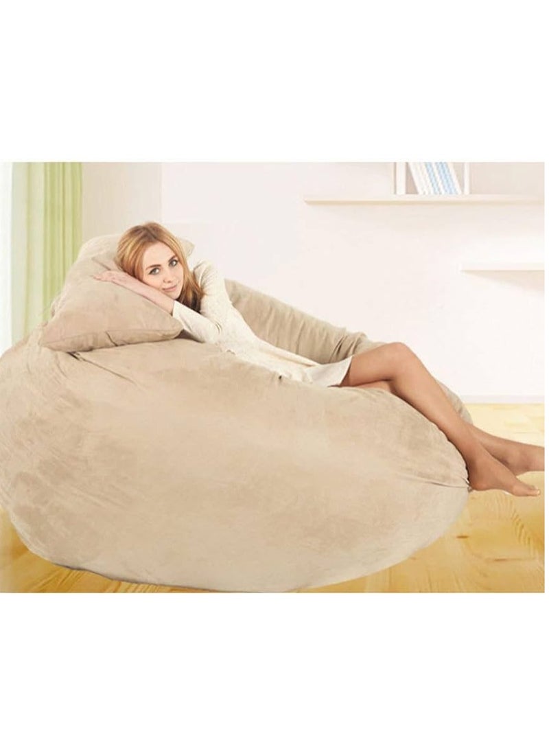Comfy COMFY ULTIMATE XXL LOVESACK GAMING BEIGE RECLINER BEAN BAG WITH VIRGIN POLYSTYRENE BEAN FILLING  - Image 3