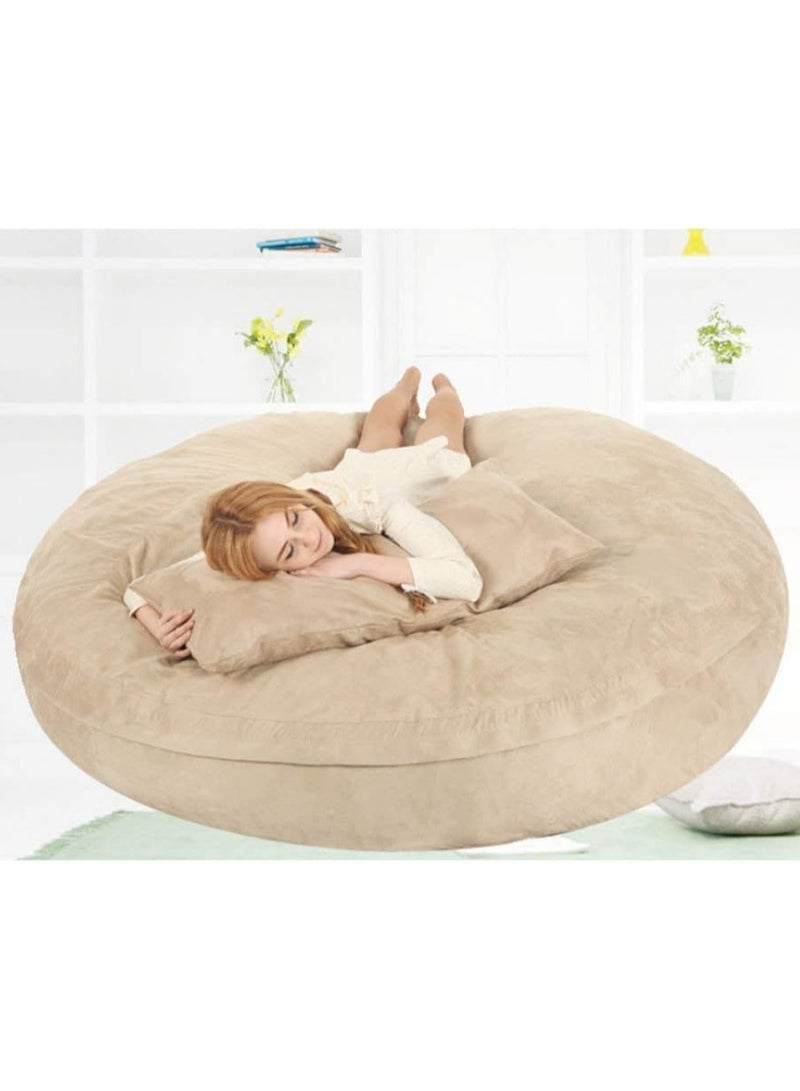 Comfy COMFY ULTIMATE XXL LOVESACK GAMING BEIGE RECLINER BEAN BAG WITH VIRGIN POLYSTYRENE BEAN FILLING  - Image 1