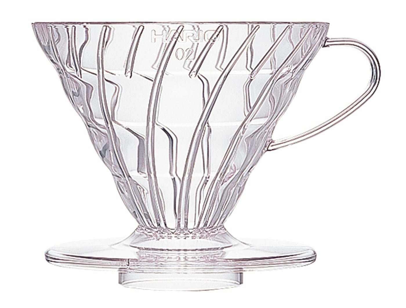 Hario Hario V60 Plastic Coffee Dripper Size 02 Clear