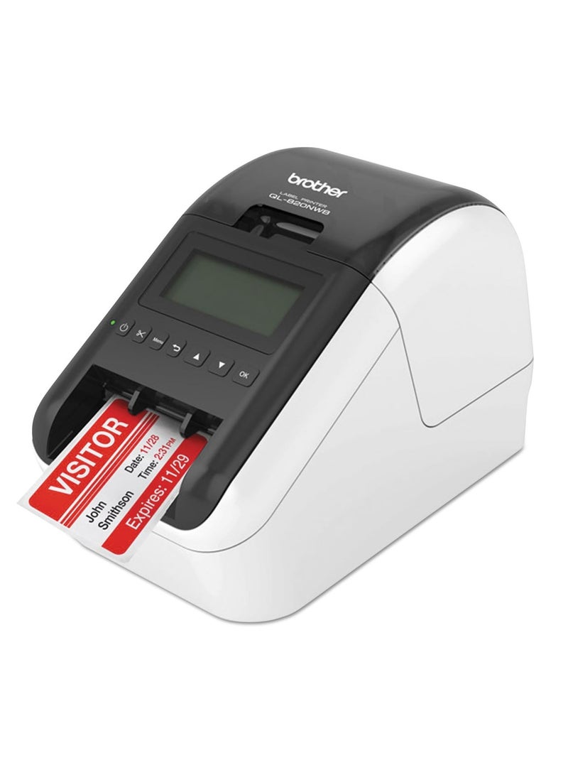 Brother QL820NWB Direct Thermal Printer - Monochrome - Handheld - Label Print - Image 1