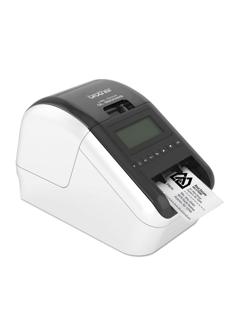 Brother QL820NWB Direct Thermal Printer - Monochrome - Handheld - Label Print - Image 2