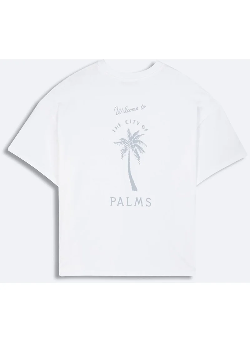 ال تي بي White T-Shirt