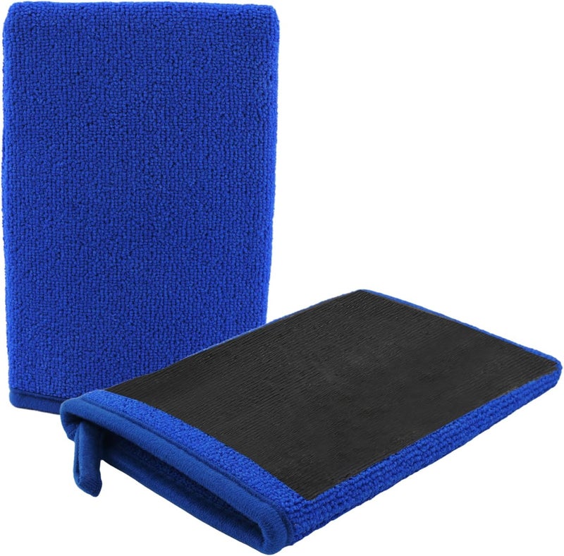 Figpade 2PCS Car Clay Mitt Auto Detailing,Soft Clay Bar Mitt for Cleaning Car Surfaces,Anti-Scratch Cars Accessories Clays Mitts for Cars Detailings to Replace Traditional Clays Bar Globally trusted affordable quality - Image 1