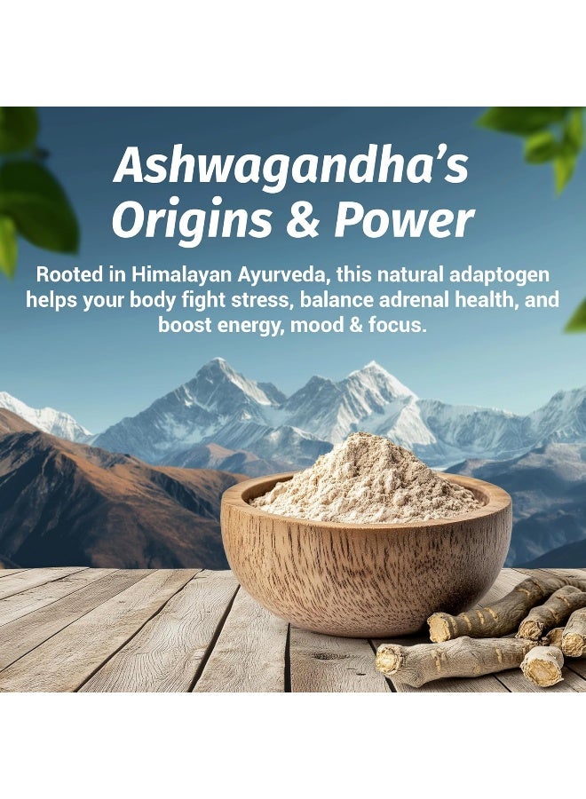 1 بادي مجمع أدابتوجين مع اشواغاندا، 60 كبسولة نباتية - Image 2