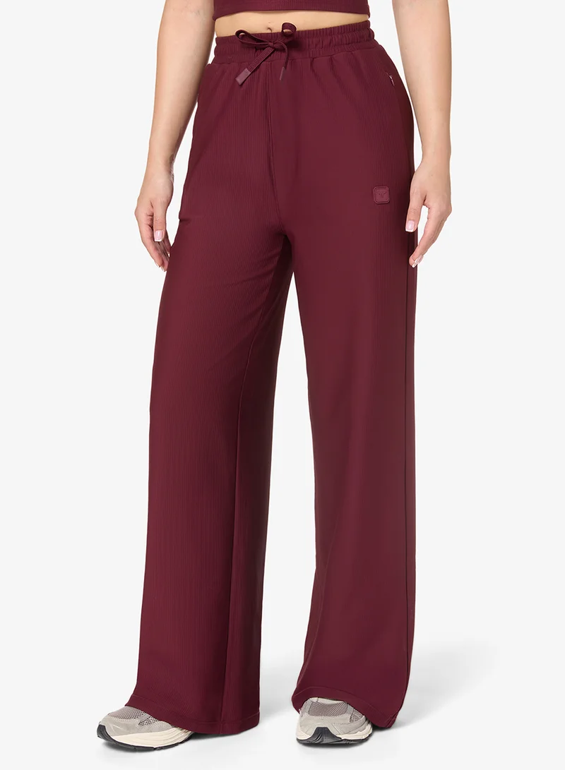 SQUATWOLF Ribbed Wide Leg Pant
