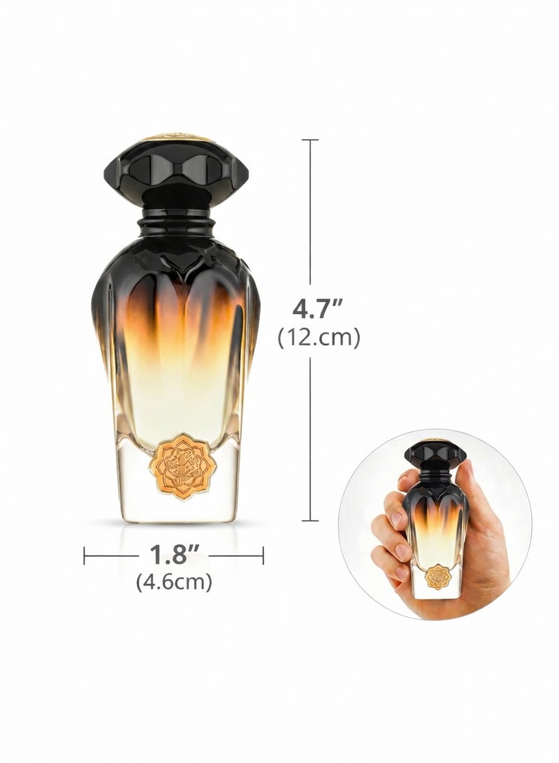 AlBait AlDimashqi Perfume AMBERY ROUGE 540 - By ALBAIT Perfume For Men & Women, Eau De Parfum 75ml - Ambery Cedar, Inspired-Baccarat Rouge - Image 3