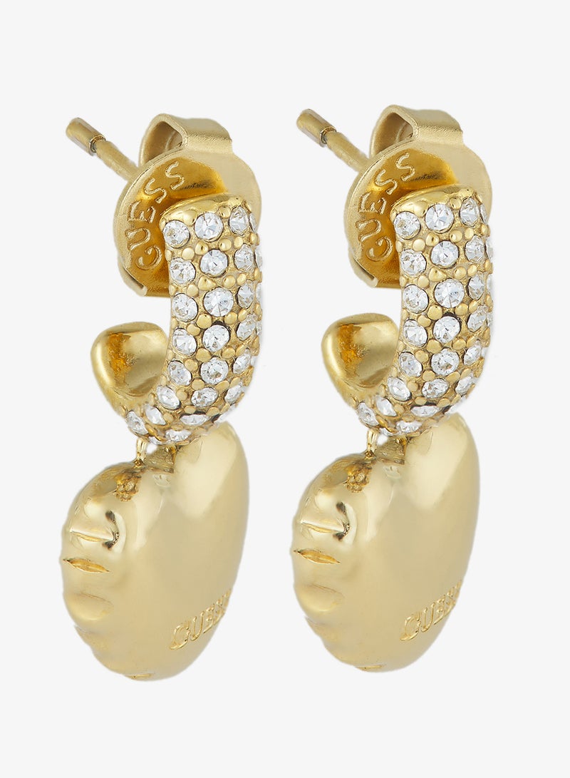 GUESS Iconique Non-Logo Earrings - Image 1