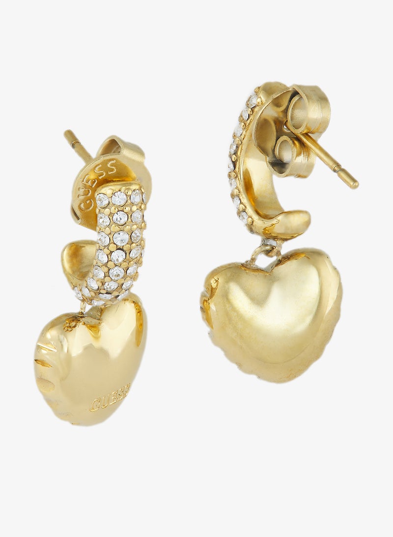 GUESS Iconique Non-Logo Earrings - Image 2