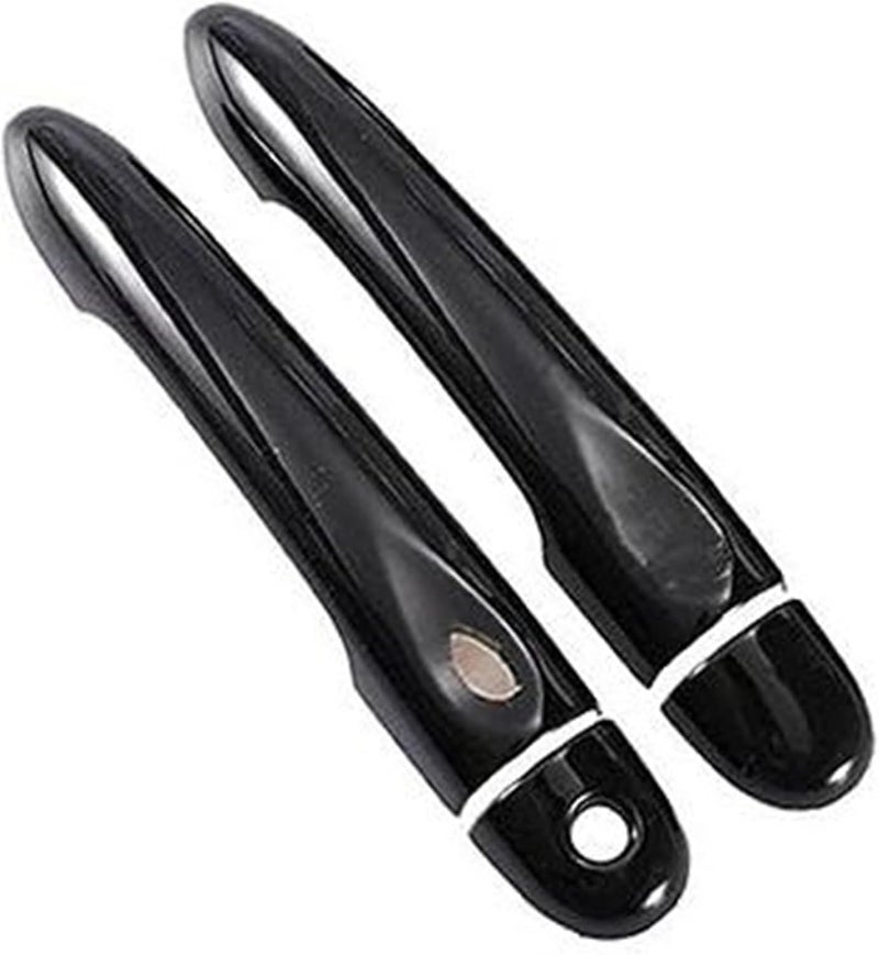 Wivplex Glossy Black Car Door Handle Cover for Renault Fluence