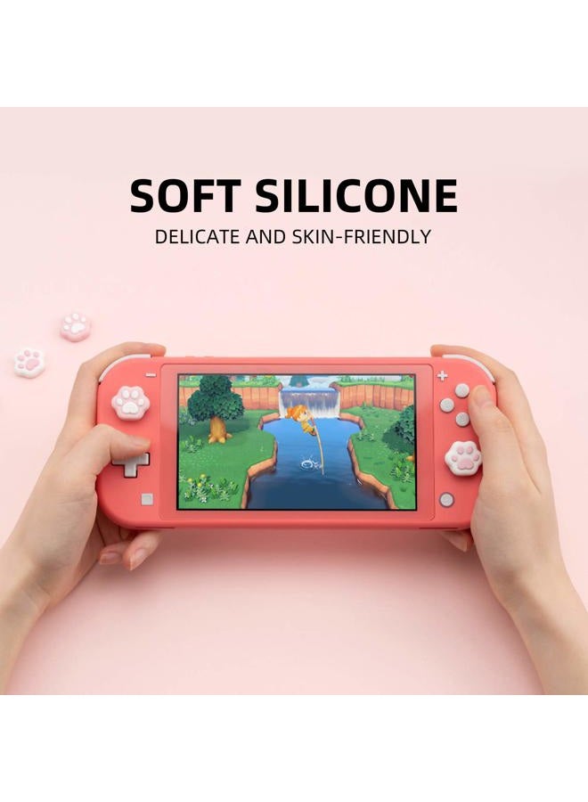 GEEKSHARE Cat Paw Thumb Grip Caps,Compatible with Nintendo Switch & Switch Lite Only,Soft Silicone Joystick Cover,4PICS [video game] - Image 3
