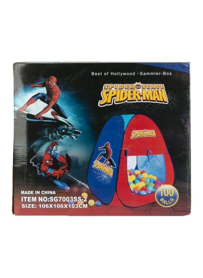 Hero-Themed Play Tent with 100 Balls - Endless Adventures  - Image 1