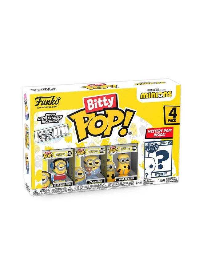 Funko فانكو بيتي بوب! مينيونز وشخصية ميني مفاجئة - 0.9 بوصة (2.2 سم) - أنا الحقير: مينيونز قابلة للجمع - رف عرض قابل للتكديس متضمن - فكرة هدية - أكياس حفلات للتخزين - Image 3