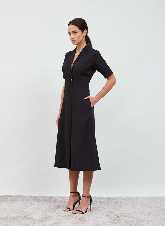 SALT ATTIRE V-Neck Cotton Wrap Dress - Image 3