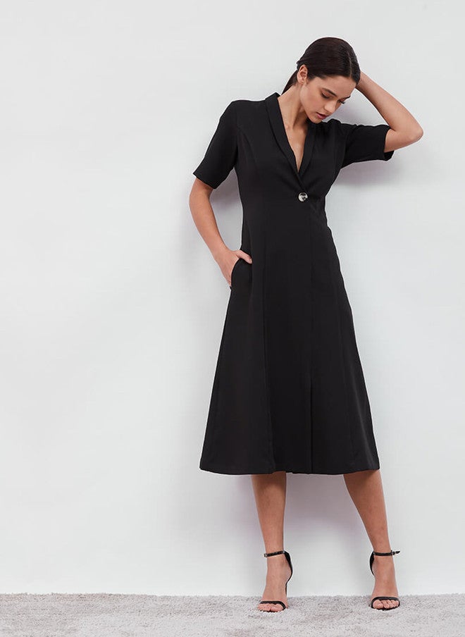 SALT ATTIRE V-Neck Cotton Wrap Dress - Image 5