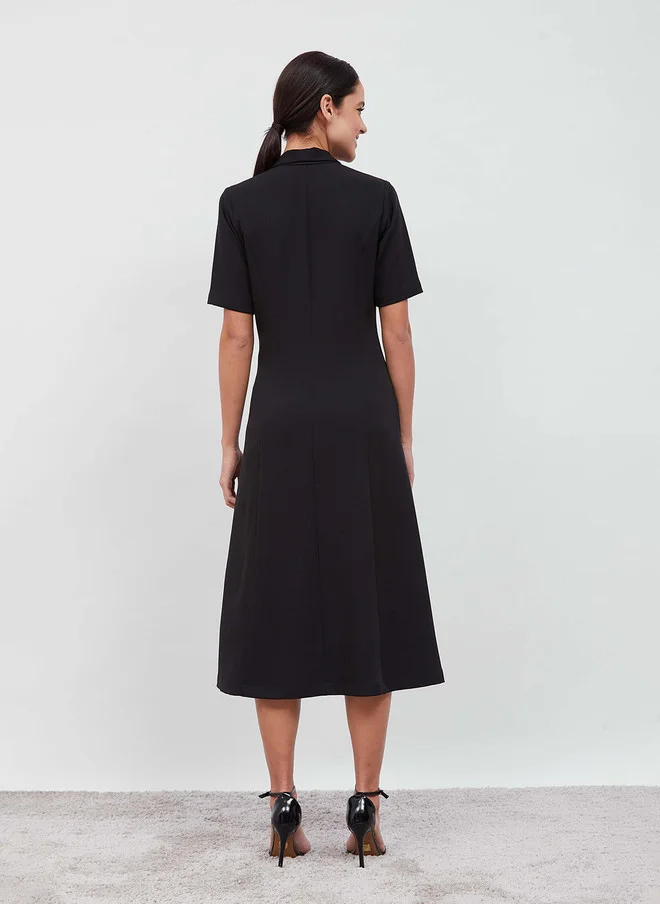 Salt Attire  SALT ATTIRE V-Neck Cotton Wrap Dress for Women | Best Price UAE