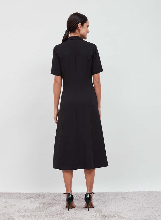 SALT ATTIRE V-Neck Cotton Wrap Dress - Image 4