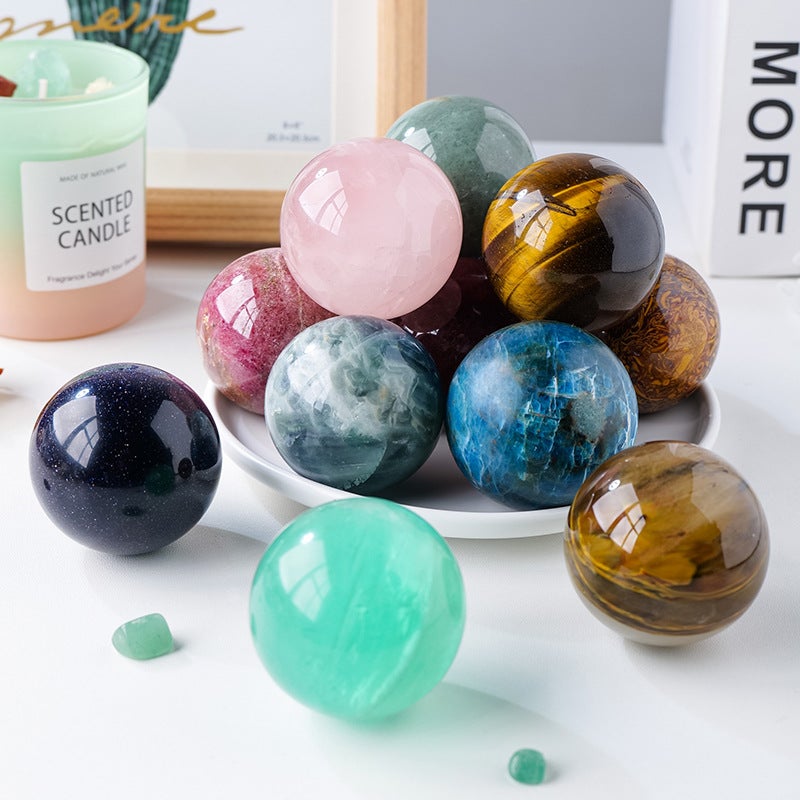 5Cm Natural Crystal Ball Decoration Crystal Agate Original Stone Polished Seven Star Array Home Desktop Decoration Crafts - Image 4