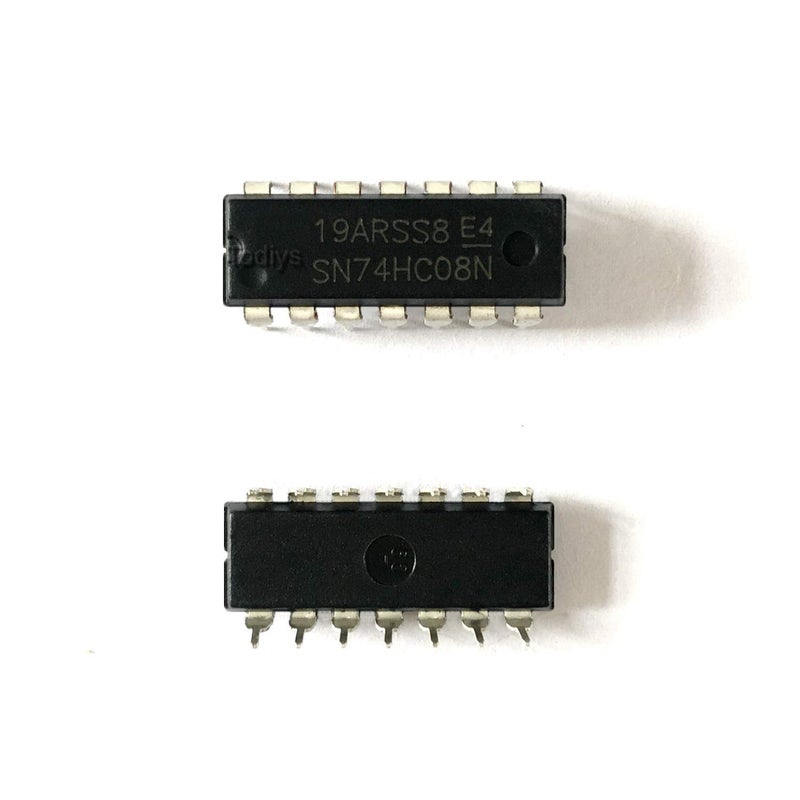 Todiys New 30Pcs for 74HC08 74HC08N SN74HC08N HD74HC08P DM74HC08N MC74HC08AN DIP-14 Ouad 2-Input Positive-and Gates IC SN74HC08 - Image 5
