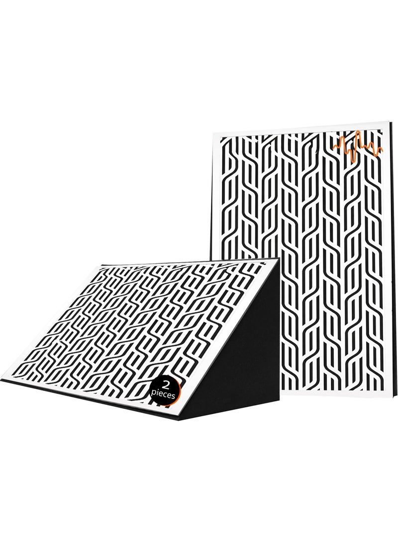 Acoustic Motion Acoustic Bass Trap Absorption-Diffusion-Reflection-Soundproofing-For corners DECORE design acoustic panel,size 60x30x30 cm for Home Studio,Recording Insulation Low to High Frequency wood+Foam,White - Image 1