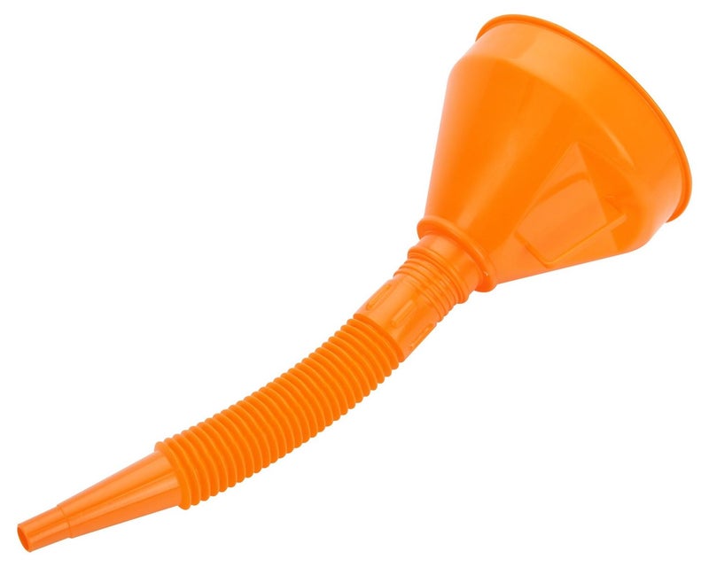 KSEIBI Funnel with Filter, Wide Mouth Oil Funnel with Flexible Extension Nozzle Hose, for Cars, Motorcycles, Engine Oil, Kerosene, Gasoline, Gas, Fuel Diesel, Water Fluid Coolant, Ideal for Diesel Engine, Water Pump and More. - Image 1
