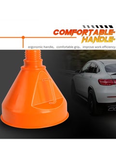KSEIBI Funnel with Filter, Wide Mouth Oil Funnel with Flexible Extension Nozzle Hose, for Cars, Motorcycles, Engine Oil, Kerosene, Gasoline, Gas, Fuel Diesel, Water Fluid Coolant, Ideal for Diesel Engine, Water Pump and More.  - Image 4