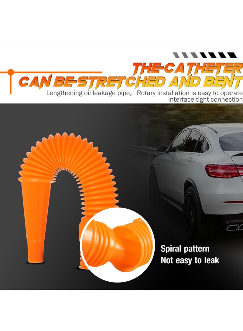 KSEIBI Funnel with Filter, Wide Mouth Oil Funnel with Flexible Extension Nozzle Hose, for Cars, Motorcycles, Engine Oil, Kerosene, Gasoline, Gas, Fuel Diesel, Water Fluid Coolant, Ideal for Diesel Engine, Water Pump and More. - Image 2