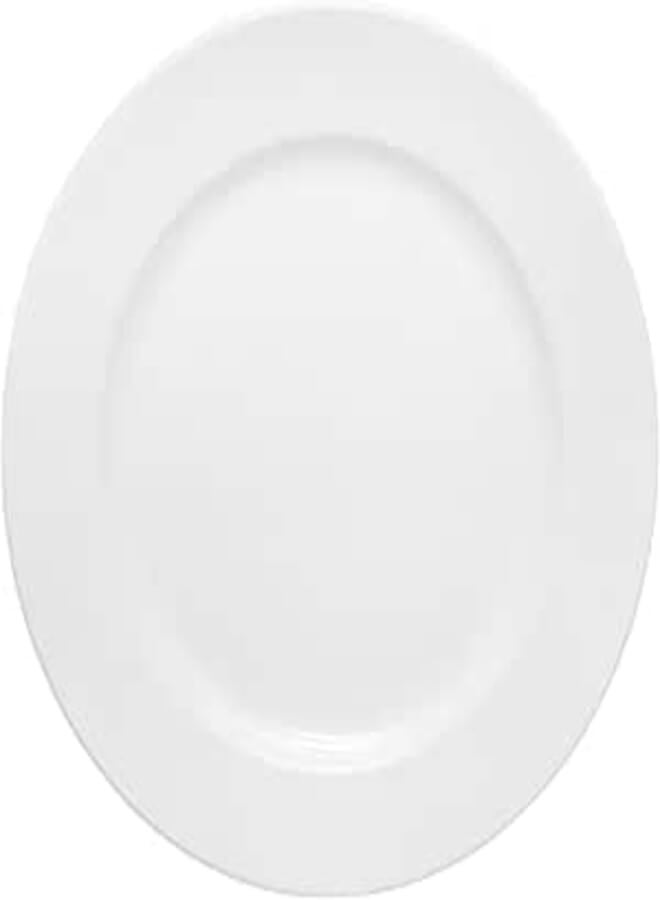 Royal Porcelain | Round Flat Platter | Shape Silk | 31 CM | White