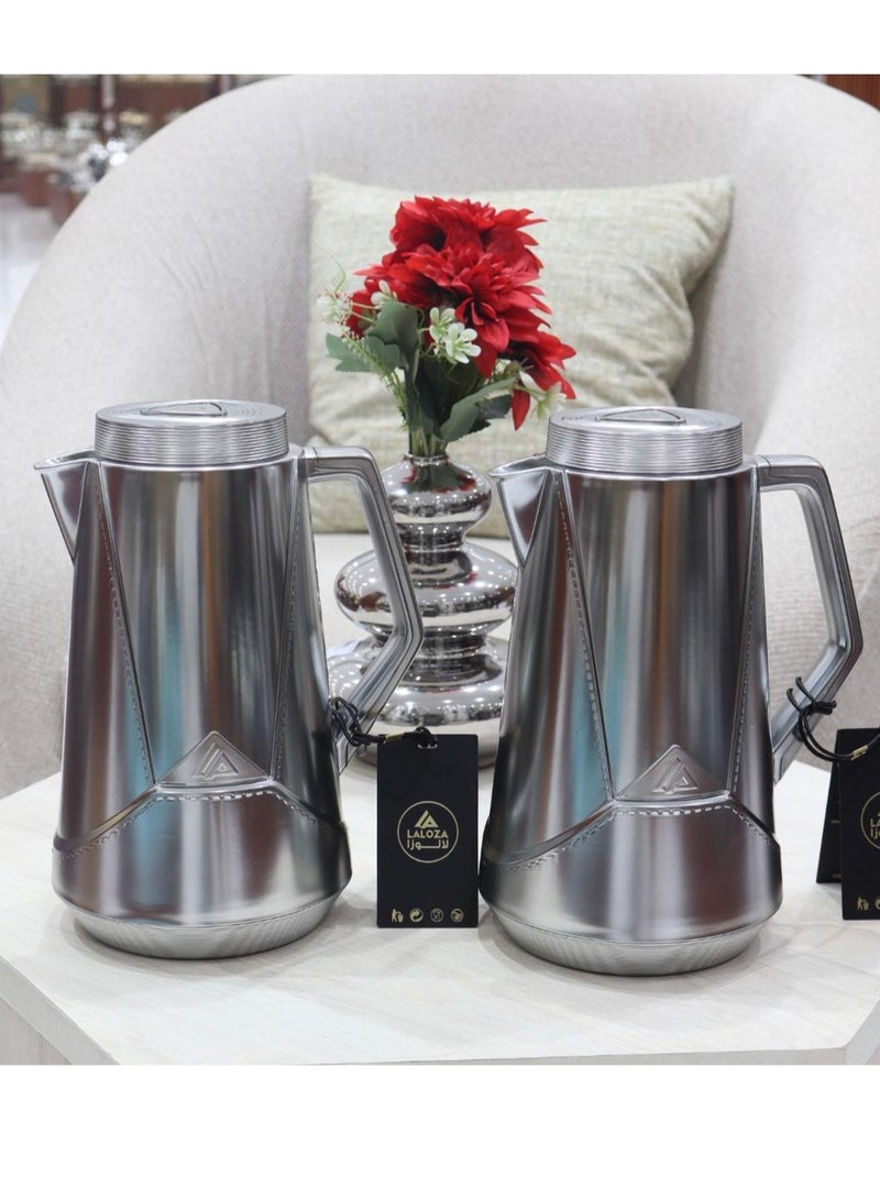 لالوزا طقم ترامس ثلاجة قهوة وشاي جذابة بتصميم أنيق