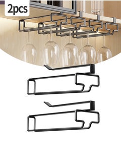 Beirui 2pcs glass goblet storage racks, hanging goblet racks, glassware racks, metal storage racks, glassware drying storage racks for kitchen and dining room  - Image 1
