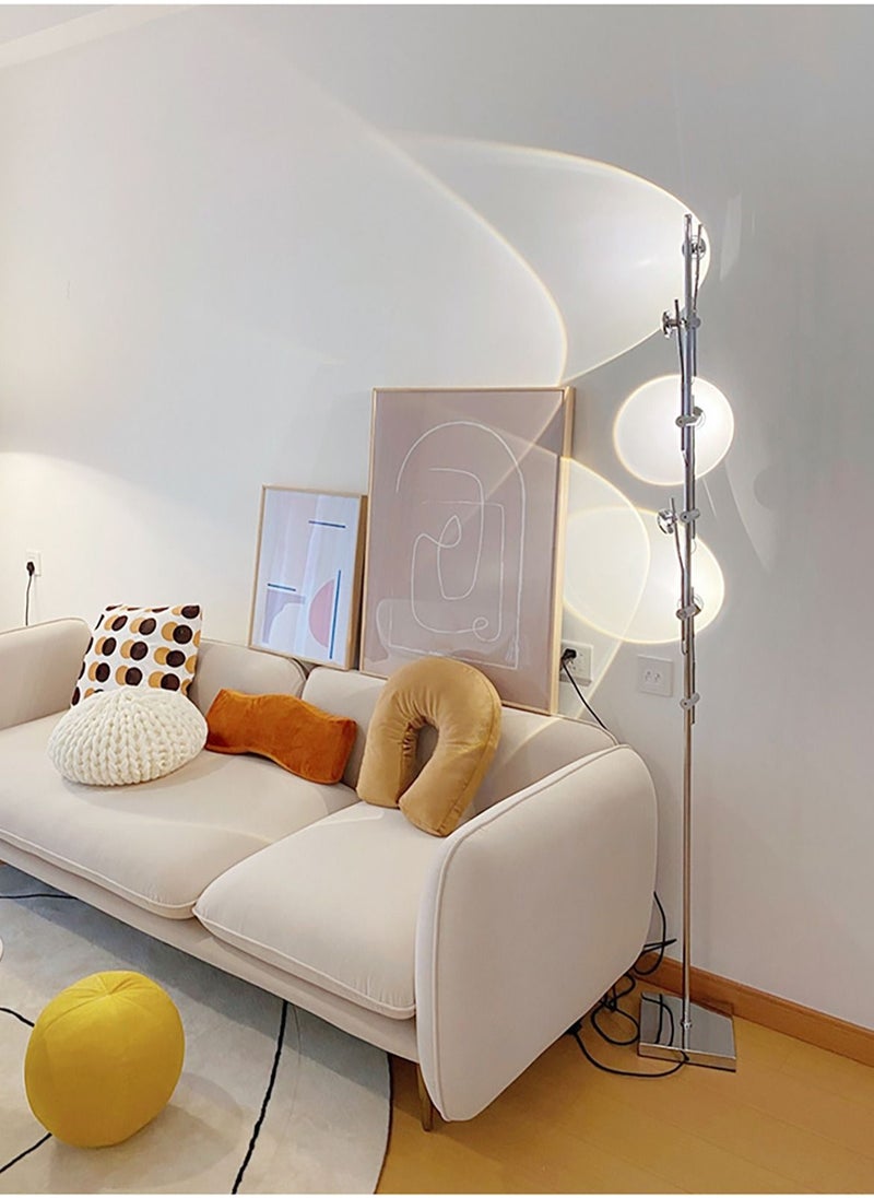 Merry Moments Floor Lamp Standing Lamp Sofa Lamp Decor Lighting with Replaceable Color Filters Mood Light 5 Heads for Home Hotel Office Living Room Bedroom Office Salon Retail LED Warm White H180xW20xL40 cm  - Image 3
