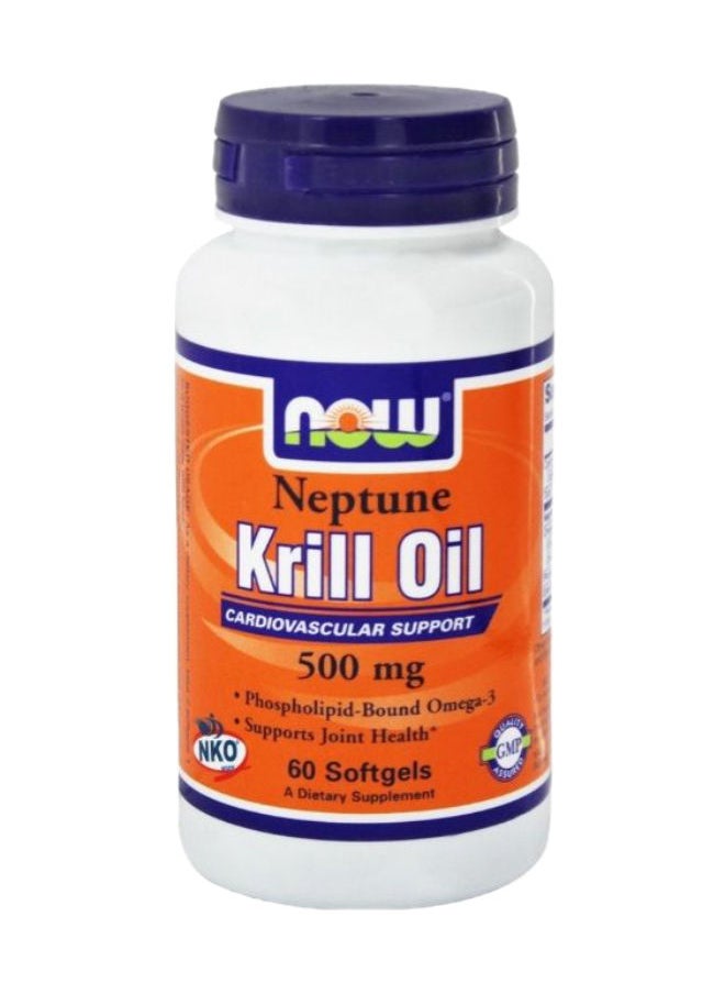 now Neptune Krill Oil 500 mg Softgels 60's  - Image 1
