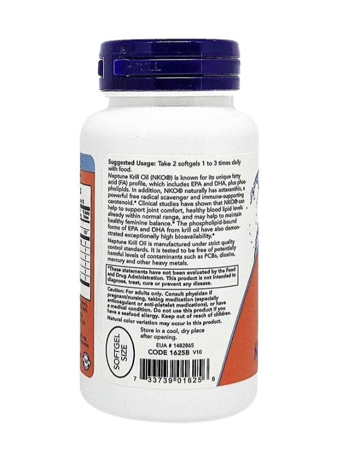 now Neptune Krill Oil 500 mg Softgels 60's  - Image 4