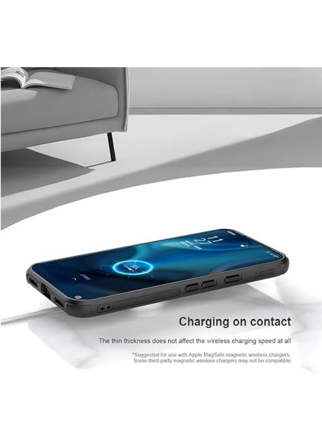 بيوينتي غطاء متوافق مع جوجل بيكسل 8A 5G، واقي مرئي برو مضاد للصدمات معتمد للشحن اللاسلكي المغناطيسي لبيكسل 8A. - Image 3