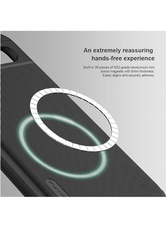 بيوينتي غطاء متوافق مع جوجل بيكسل 8A 5G، واقي مرئي برو مضاد للصدمات معتمد للشحن اللاسلكي المغناطيسي لبيكسل 8A. - Image 4