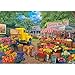 Libeder Farmers Market Puzzles for Adults 500 PiecesVibrant Farm Stand Fresh Produce Bustling Market Scene Jigsaw Puzzle Finished Size is 20 x 142 - Image 4