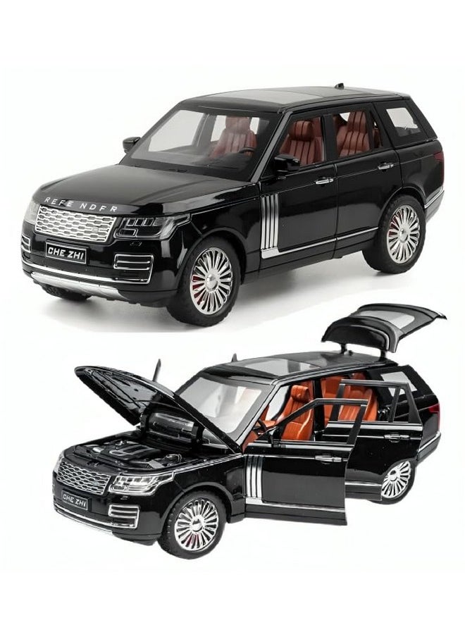Sky Tech Sky Tech® Range Rover SUV Car 1:32 Scale Model Car Exclusive Alloy Metal Pull Back Die-cast Car Metal Pullback Toy car with Openable Doors & Light Music Best Gifts Toys Kids【Colors as Per Stock】  - Image 1