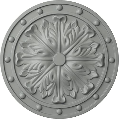 Ekena Millwork CM20FO 20 1/2-Inch OD x 2-Inch ID x 1 1/2-Inch P Foster Acanthus Leaf Ceiling Medallion - Image 1